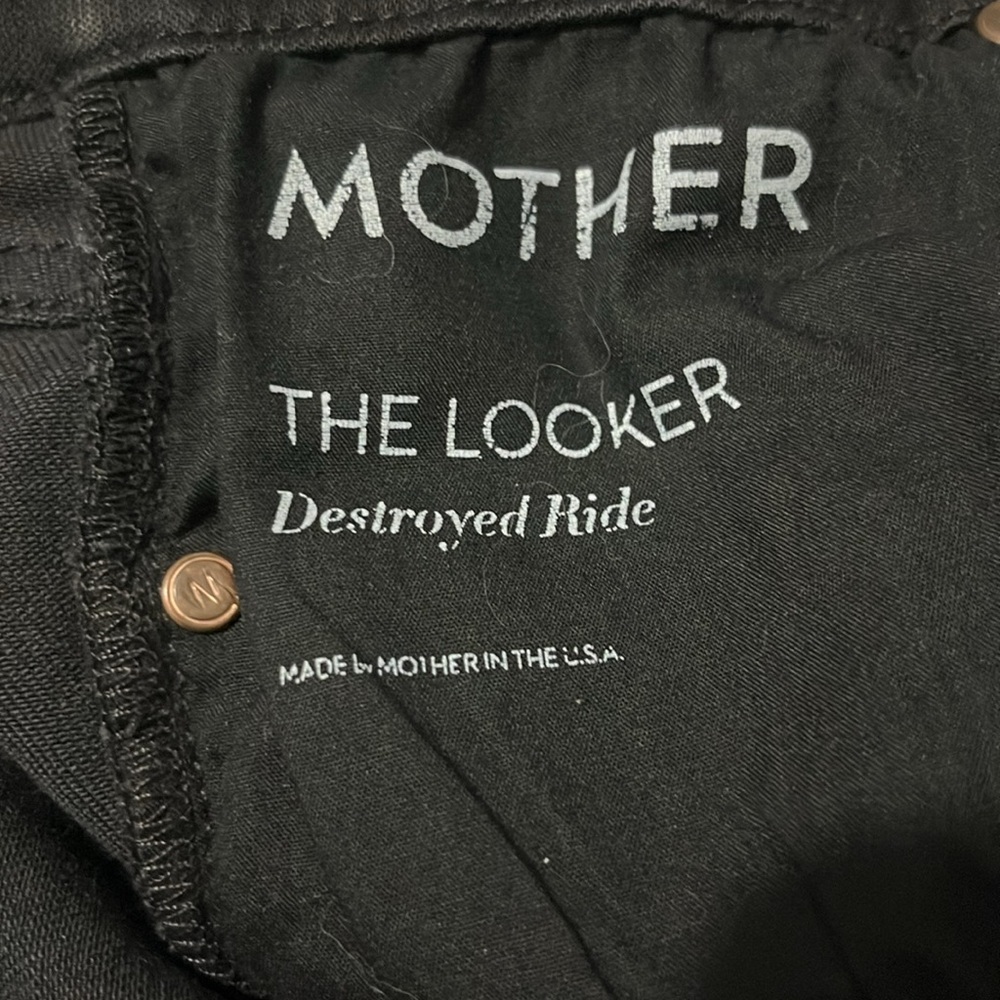 Mother The Looker Destroyed Ride Jeans Size 28 - Picture 10 of 14